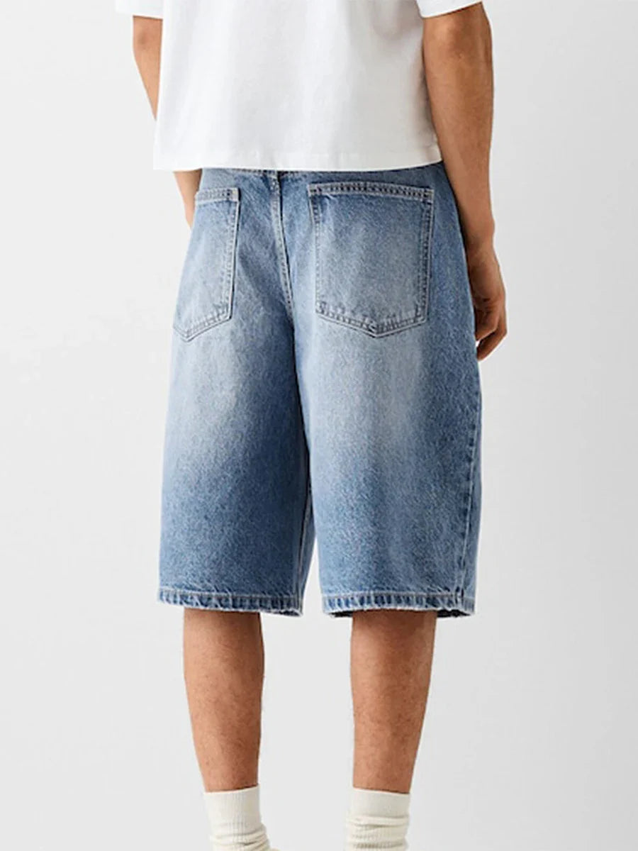 Mason Denim Wide Leg Shorts