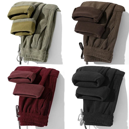 Leo | Woolen Corduroy Cargo Pants