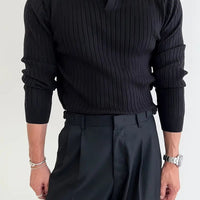 Luca | Muscle Polo Knit Sweater