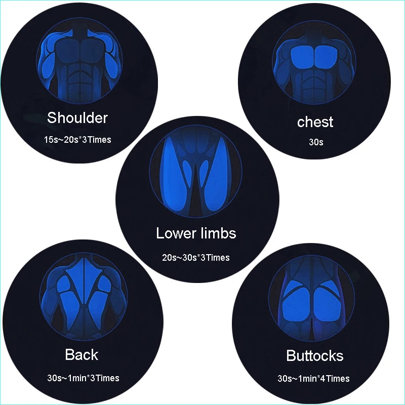 Electric Fascia Gun Electric Muscle Stimulation Massage Muscle Relax Electric Scraping Fascia Knife Muscle Massager