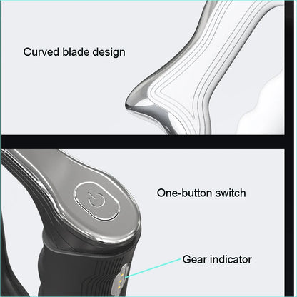 Electric Fascia Gun Electric Muscle Stimulation Massage Muscle Relax Electric Scraping Fascia Knife Muscle Massager