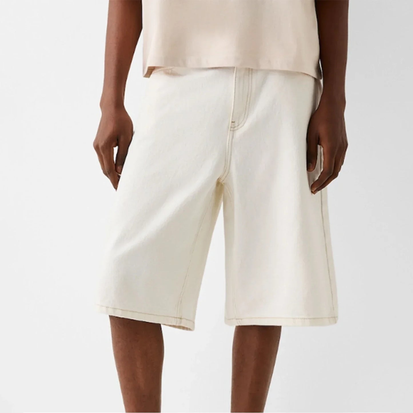 Mason Denim Wide Leg Shorts