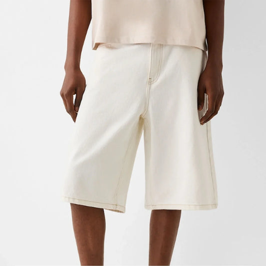 Mason Denim Wide Leg Shorts