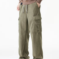 Leo | Woolen Corduroy Cargo Pants