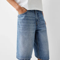 Mason Denim Wide Leg Shorts