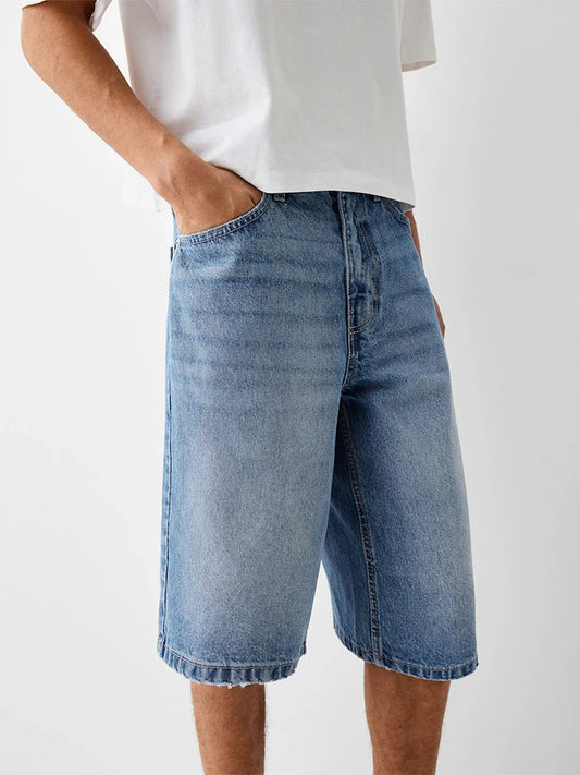 Mason Denim Wide Leg Shorts