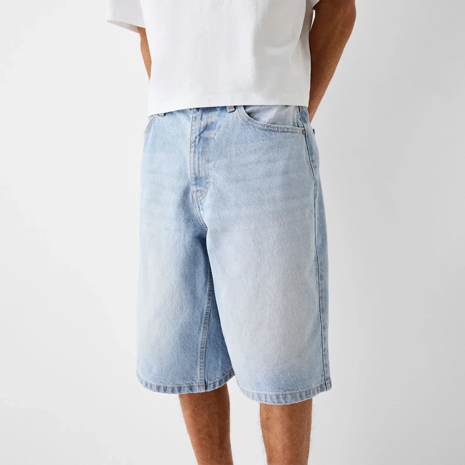 Mason Denim Wide Leg Shorts