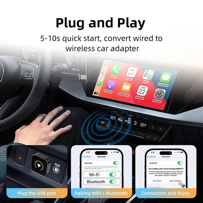 DriveLink™ Pro Wireless CarPlay & Android Auto Adapter