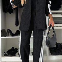 Women's Lapel Long Sleeve Casual Suit